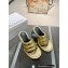 JW Anderson Heel 9cm Bumper-tube Leather Mules Padded tubular Gold 2023