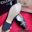 Chanel Chain Grosgrain Flats Lambskin Quilting Black 2023