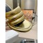 JW Anderson Heel 9cm Bumper-tube Leather Mules Padded tubular Gold 2023