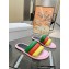 JW Anderson Bumper-tube Leather Slides Padded tubular Pink/Green/Red/Yellow 2023