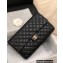 Chanel Maxi Clutch Bag in Lambskin Black 2023