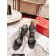 Christian Louboutin Heel 10cm Lipstrass Queen Sandals Satin Black