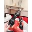 Christian Louboutin Heel 10cm Lipstrass Queen Sandals Satin Black