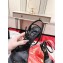 Christian Louboutin Heel 10cm Lipstrass Queen Sandals Satin Black