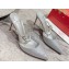 Christian Louboutin Heel 6.5cm/8.5cm/10cm Planet Queen Pumps Glittered Silver