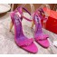 Christian Louboutin Heel 8.5cm/10cm Lipqueen Sandals Patent Fuchsia
