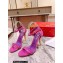 Christian Louboutin Heel 8.5cm/10cm Lipqueen Sandals Patent Fuchsia