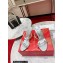 Christian Louboutin Heel 10cm Just Queen Mules Sandals Silver