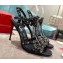 Christian Louboutin Heel 10cm Goldora studded Sandals Black