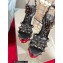 Christian Louboutin Heel 10cm Goldora studded Sandals Black