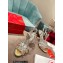 Christian Louboutin Heel 10cm Goldora studded Sandals Silver