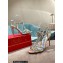 Christian Louboutin Heel 10cm Goldora studded Sandals Silver