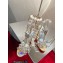 Christian Louboutin Heel 10cm Goldora studded Sandals Silver
