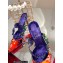 Christian Louboutin Heel 10cm Miss Goldora studded Mules Sandals Purple