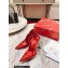 Christian Louboutin Heel 10cm Lipstrass Pumps Patent Red