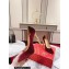 Christian Louboutin Heel 8.5cm/10cm/12cm Lipchick Pumps Velvet Burgundy