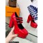 Louis Vuitton Heel 11.5cm Platform 4.5cm Fame Pumps Glazed calf leather Red 2023