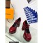 Louis Vuitton Heel 11.5cm Platform 4.5cm Fame Pumps Glazed calf leather Burgundy 2023