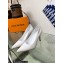 Louis Vuitton Heel 8.5cm Signature Pumps in calf leather White 2023