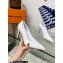 Louis Vuitton Heel 8.5cm Signature Pumps in calf leather White 2023