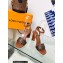 Louis Vuitton Heel 8cm studs Silhouette Sandals in Patent Monogram canvas Brown 2023