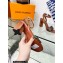 Louis Vuitton Heel 8cm studs Silhouette Sandals in Patent Monogram canvas Brown 2023