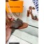 Louis Vuitton Heel 8cm studs Silhouette Sandals in Patent Monogram canvas Brown 2023