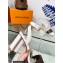 Louis Vuitton Heel 8cm studs Silhouette Sandals in Patent Monogram canvas Creamy 2023
