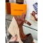 Louis Vuitton Heel 10cm Wedge 6cm Starboard Sandals in Patent Monogram canvas Brown 2023