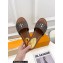 Louis Vuitton Lock It Flat Mules with Monogram-Flower perforations 1AAIR4 2023