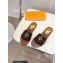 Louis Vuitton Lock It Flat Mules with Monogram-Flower perforations 1AAIR4 2023