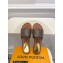 Louis Vuitton Studs Lock It Flat Mules Coffee 2023