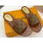 Louis Vuitton Studs Lock It Flat Mules Brown 2023