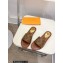 Louis Vuitton Studs Lock It Flat Mules Brown 2023
