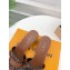 Louis Vuitton Studs Lock It Mules with Strap and Lock Brown 2023