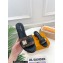 Louis Vuitton Studs Lock It Mules with Strap and Lock Black 2023