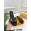Louis Vuitton Studs Lock It Flat Mules with Strap and Lock Black 2023