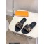 Louis Vuitton Studs Lock It Flat Mules with Strap and Lock Black 2023