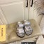 Louis Vuitton Bom Dia Flat Comfort Mules Monogram-embossed calf leather Silver 2023