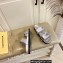 Louis Vuitton Bom Dia Flat Comfort Mules Monogram-embossed calf leather Silver 2023