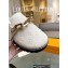 Louis Vuitton Lv Cosy Flat Comfort Clog with Gold Chain White 2023