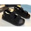 Prada Satin sandals with crystals 1X013N Black 2023