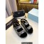 Prada Satin sandals with crystals 1X013N Black/Silver 2023