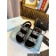 Prada Satin sandals with crystals 1X013N Black/Silver 2023