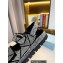 Prada Satin sandals with crystals 1X013N Black/Silver 2023