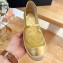 Prada Hemp Mesh and nappa leather Espadrilles Gold 2023