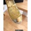 Prada Hemp Mesh and nappa leather Espadrilles Gold 2023
