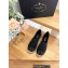 Prada Hemp Mesh and nappa leather Espadrilles Black 2023