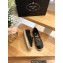 Prada triangle logo Mesh and nappa leather Espadrilles Black 2023