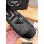 Prada triangle logo Mesh and nappa leather Espadrilles Black 2023